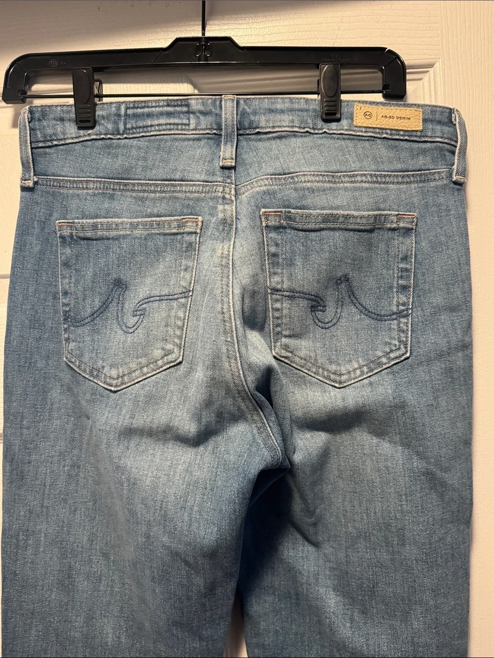 AG Adriano Goldschmied Light Blue Boot Cut Jeans 27x32 - Picture 8 of 10